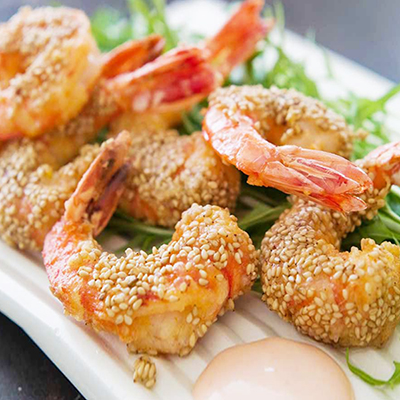 "Sesame Fried Prawns (Tycoon Restaurant) - Click here to View more details about this Product